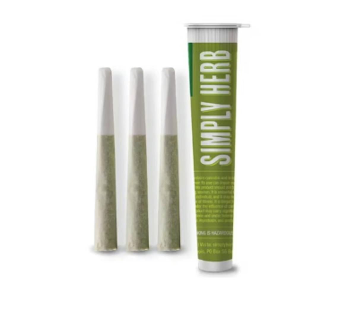 Photo of Simply Herb Butterstuff 3pk Prerolls