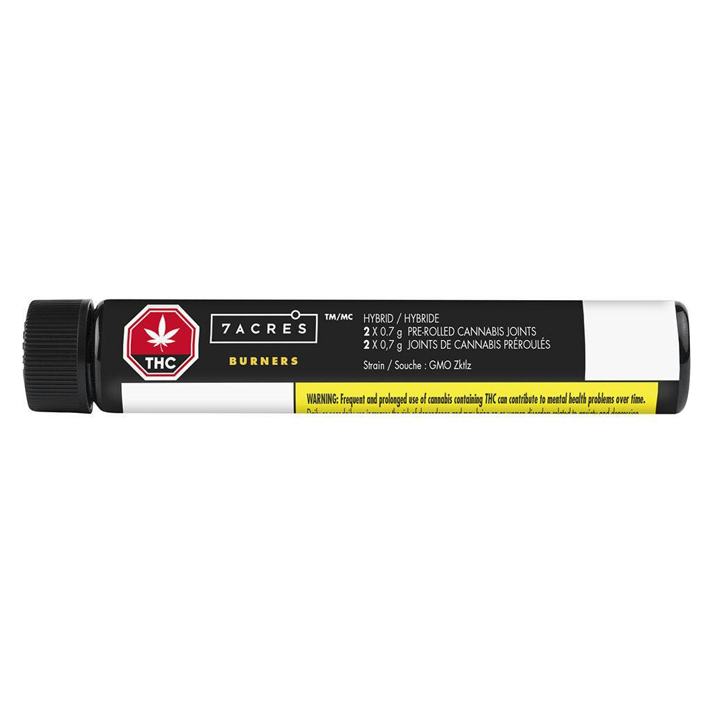 7acres - smooth burners pre-rolls - 2x0. 7g