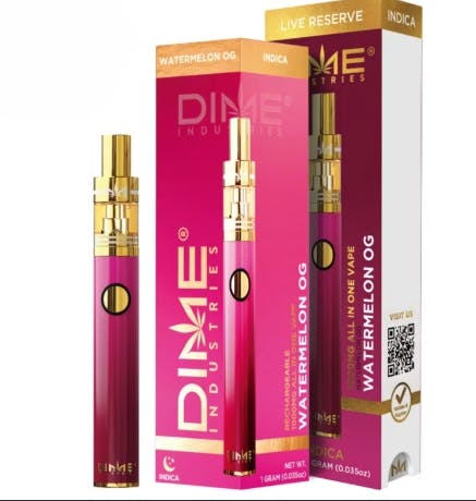 Product Watermelon OG Live Resin Disposable Vape