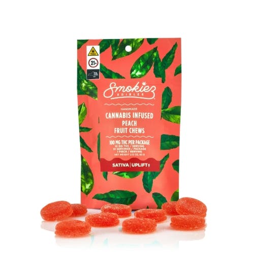 Product CNS Smokiez Gummies - Sweet Peach 100mg (10pk)