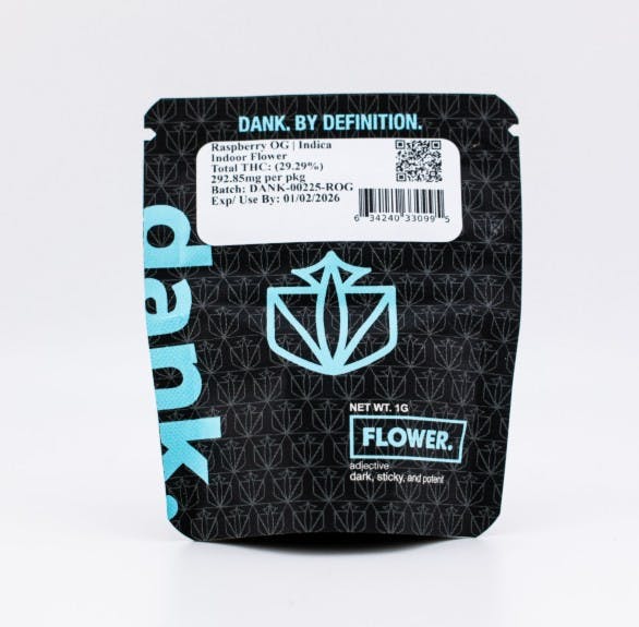 Dank. By Definition | Raspberry OG | Dime Bag | 1g