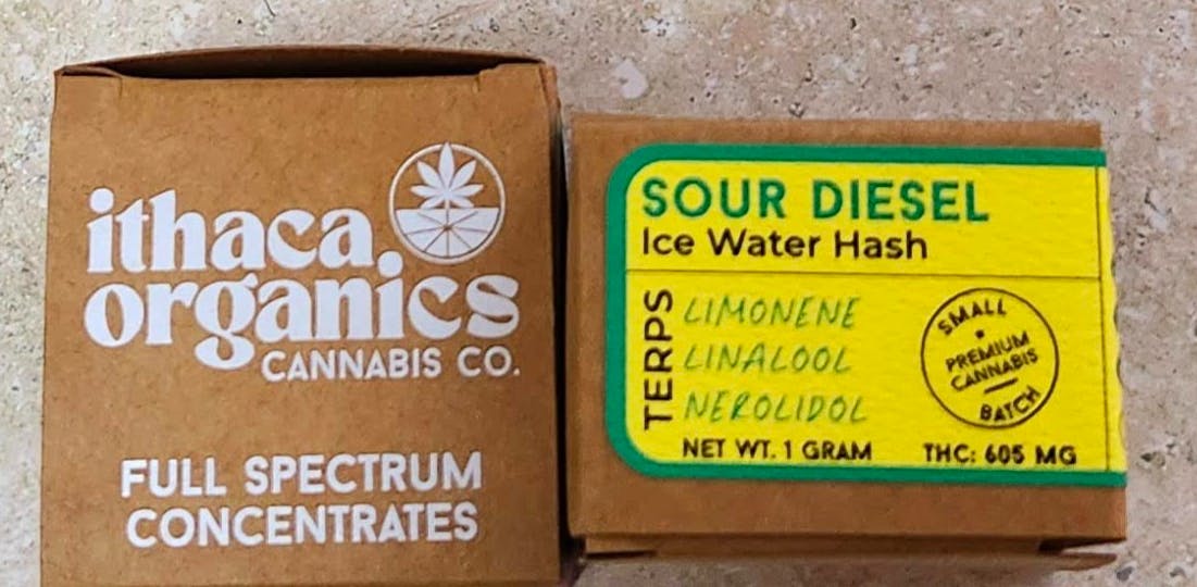 Sour Diesel Ice Water Hash | Ithaca Organics