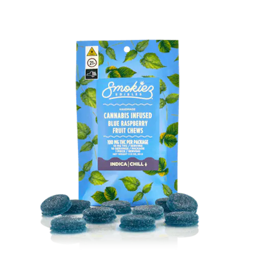 Smokiez | Blue Raspberry | Indica | Edible | 10 Pk-1