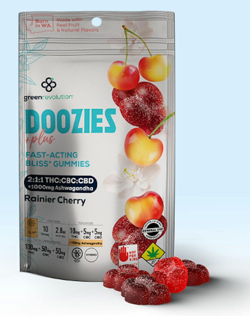 Product Doozies | Cherry (H) | 2:1:1  50mg | Green Revolution