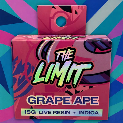 The Limit - 15g Live Resin - Grape Ape