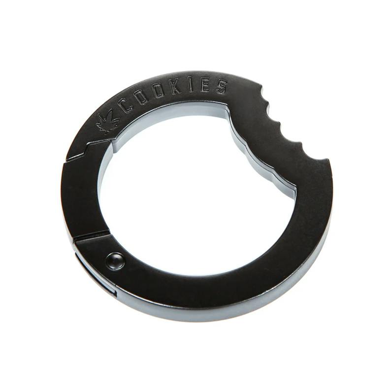 Cookies | Carabiner Clip Keychain | Black