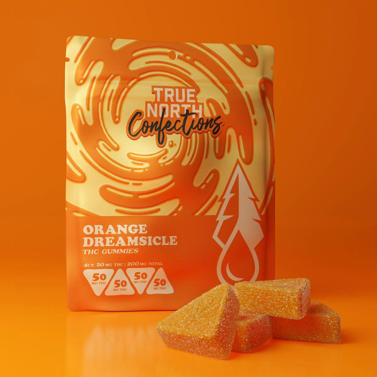 True North - 200mg Gummies - Orange Dreamsicle
