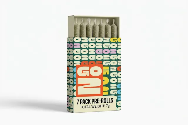 Go2 Pre-Roll Pack Blue Candy l 7pk/7g (sativa hybrid, packs)