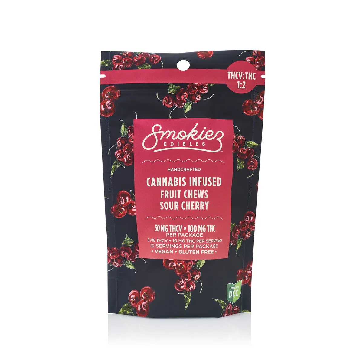 Smokiez 2:1 Thc/Thcv 10pk - Sour Cherry 150mg at Harborside (San