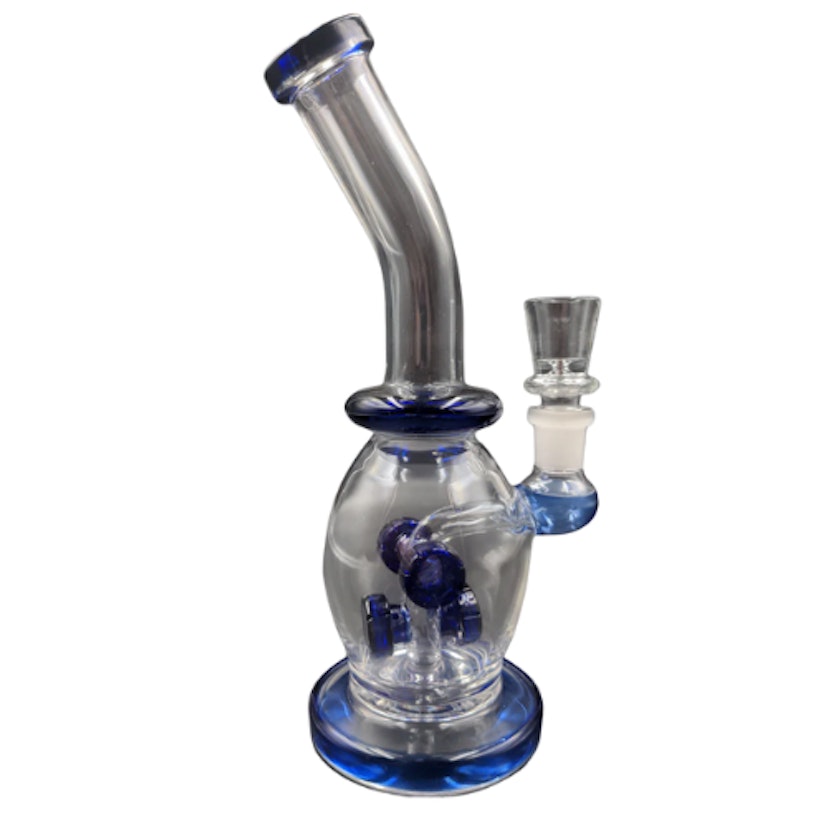 14" TBCO Water Bong Zig Zag Design