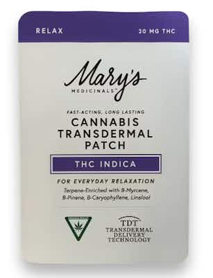 Product: Relax Patch | Mary's Medicinals