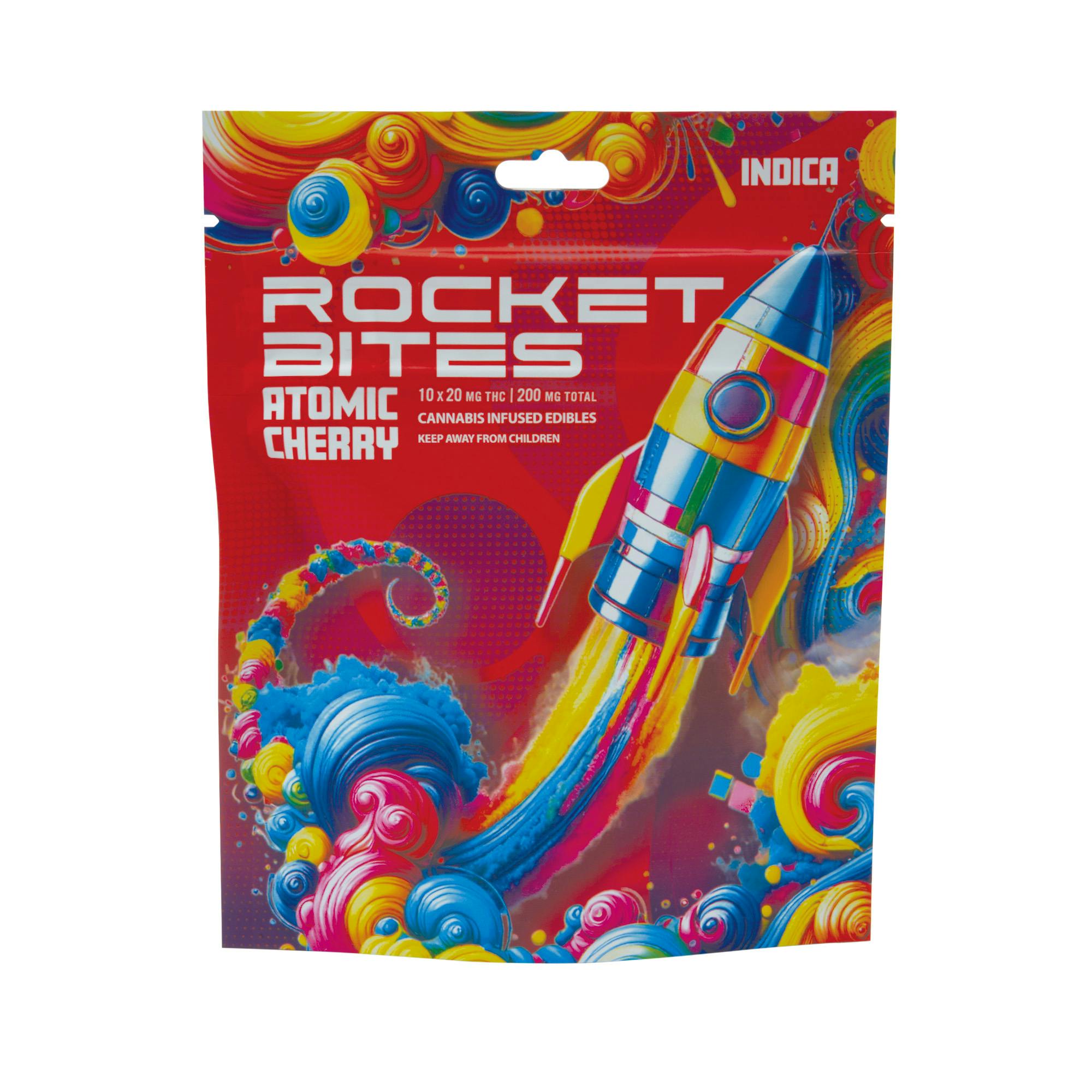 Rocket Bites | Atomic Cherry Gummies | 10x20mg | 200mg | LIV