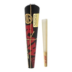 RAW Black Classic-Cones-1 1/4 (20pk)