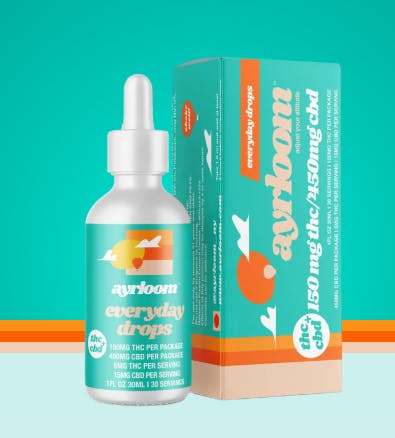 Ayrloom | Low Dose Everyday Drops | 150MG THC : 450MG CBD-2