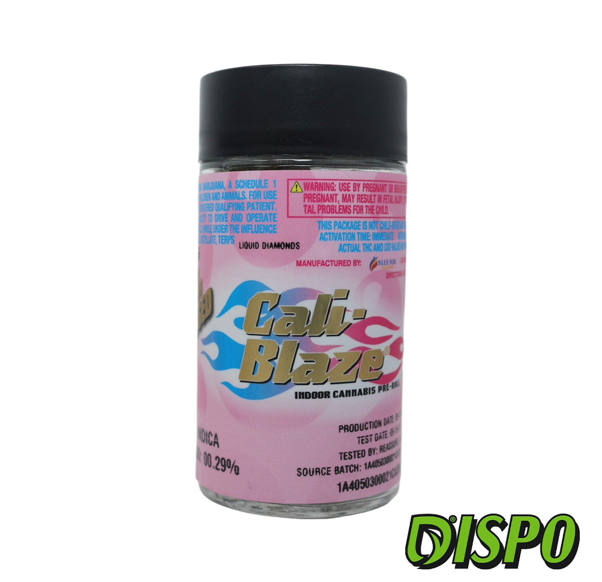 Cali Blaze - Bubble Gum 5pk Liquid Diamond Infused Pre-Rolls