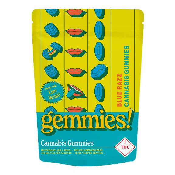 Gemmies | 100mg Gummies l Blue Razz (Indica)