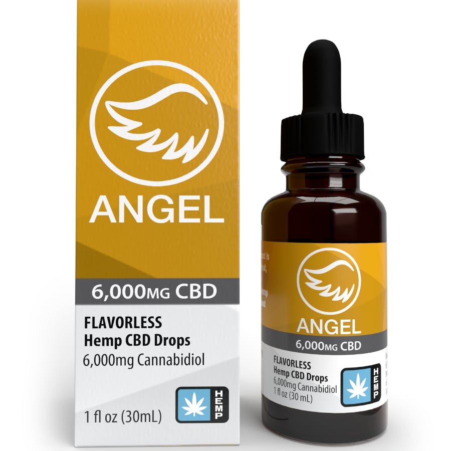 Tincture - Angel Hemp - 6000mg CBD - FLAVORLESS | Today's Herbal