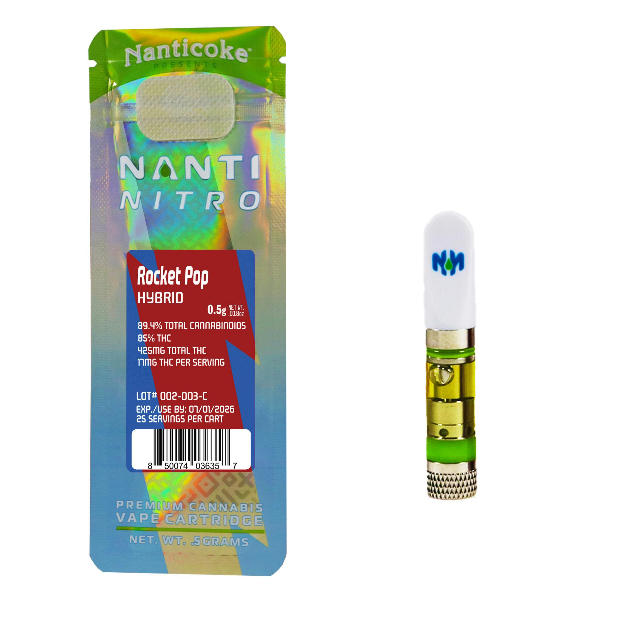 Cart | Nanticoke | Rocket Pop | 510 Cart | 0.5g