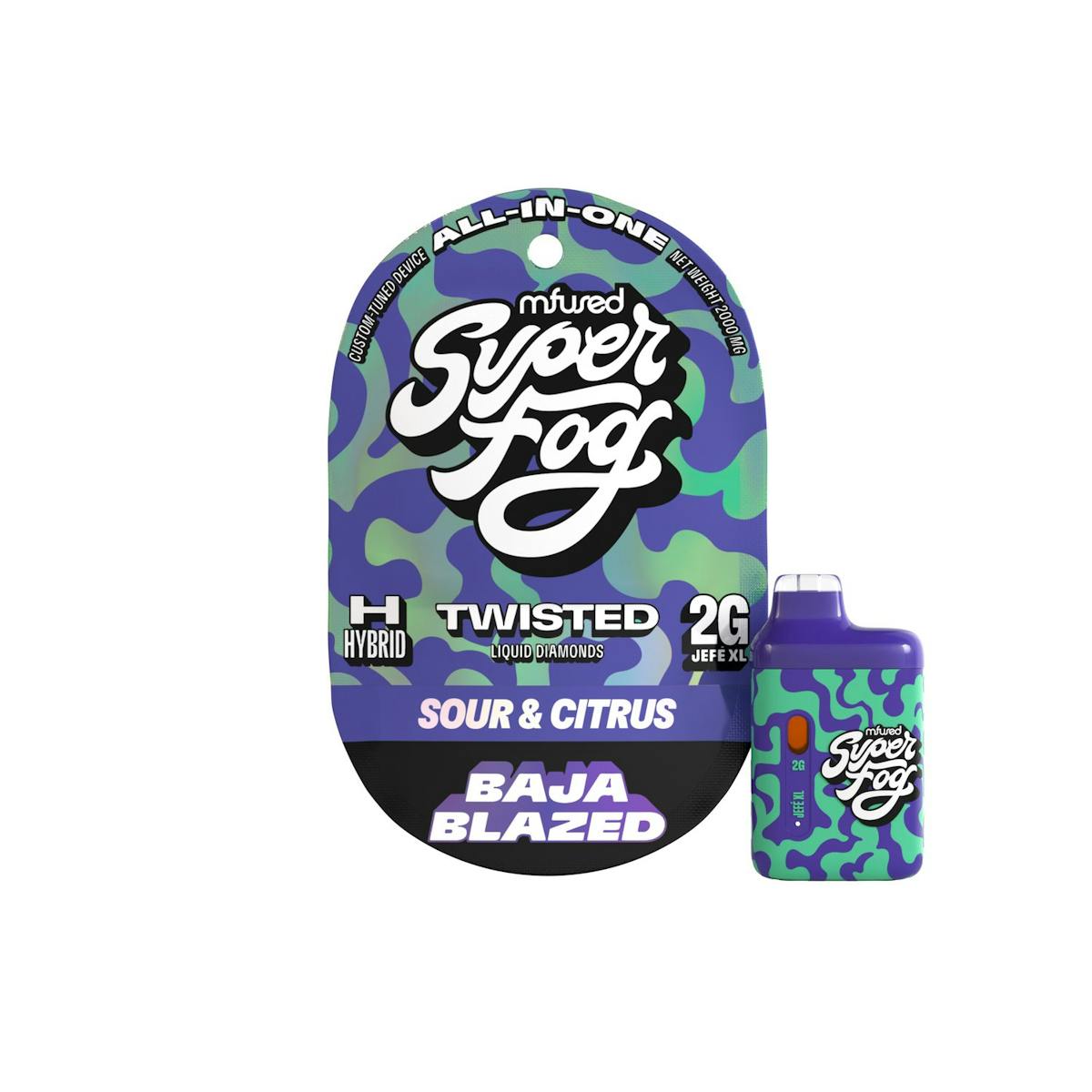 Image of Baja Blazed “Twisted” Liquid Diamonds Vape Pen