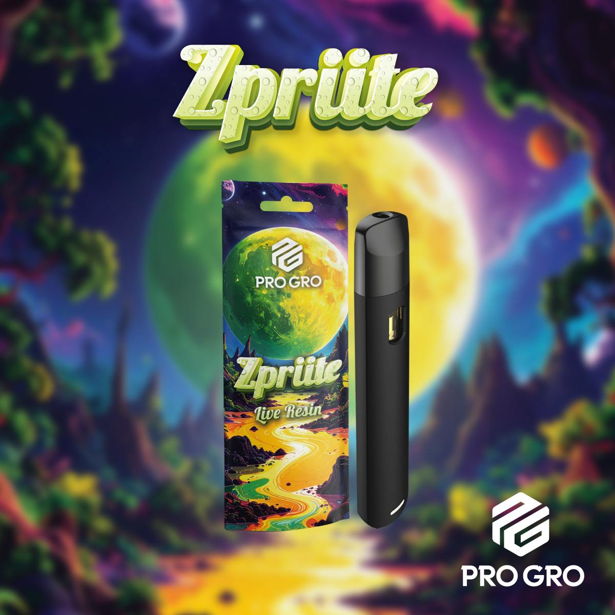Pro Gro - 1g Live Resin Disposable - Zprite