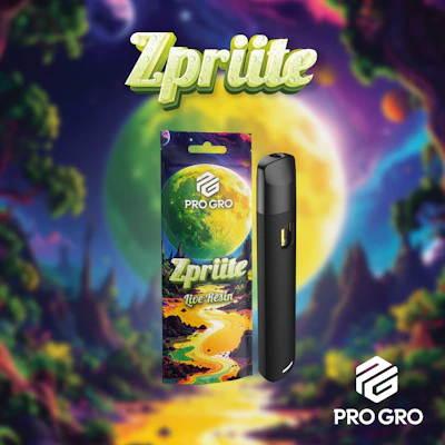 Zpriite 1g Live Resin Disposable - DISPOSABLES by Pro Gro at King of Budz