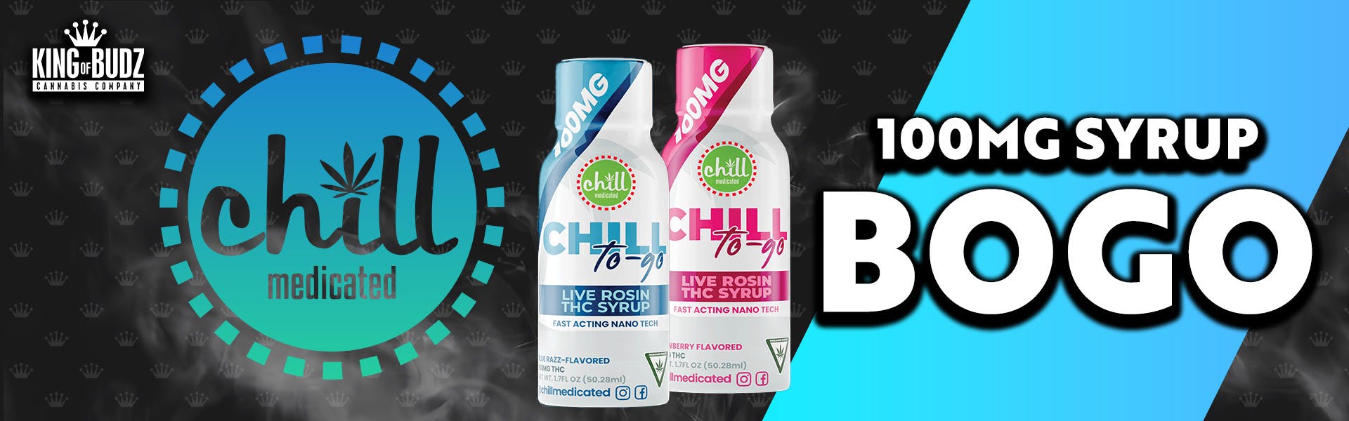 Chill Medicated - 100mg Rosin Syrup - BOGO