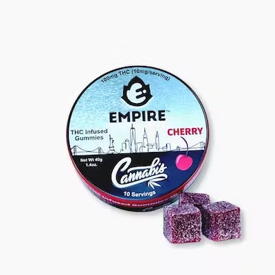 Empire Empire | Cherry | 10pk 100mg THC Gummies - Doobie