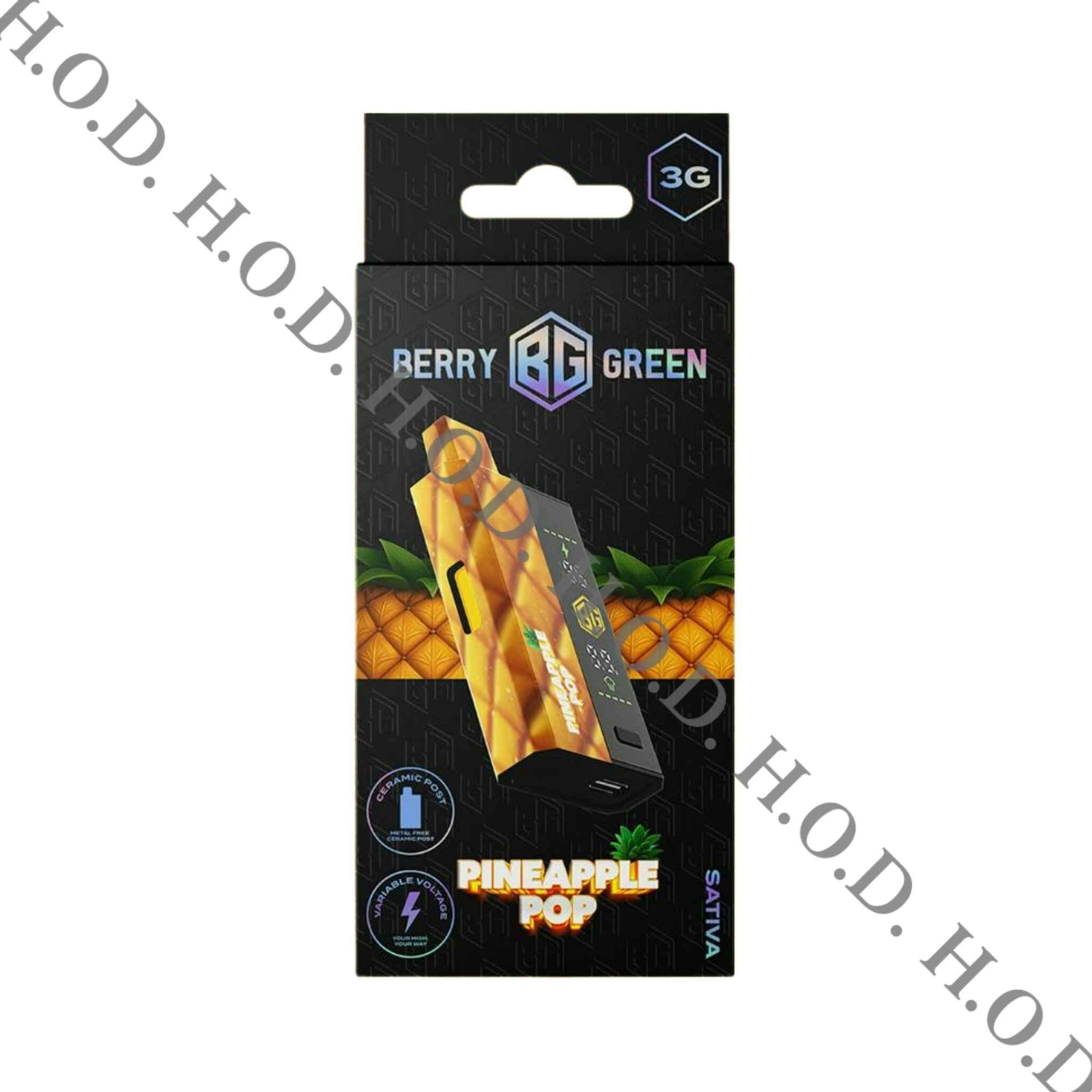Berry Green Pineapple Pop Disposable 3g | House of Dank Recreational  Cannabis - Gratiot