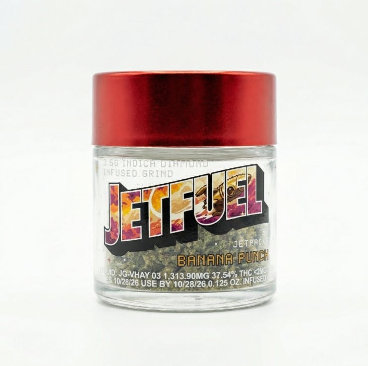 Jetpacks | Banana Punch | Infused Ground Flower | 3.5g