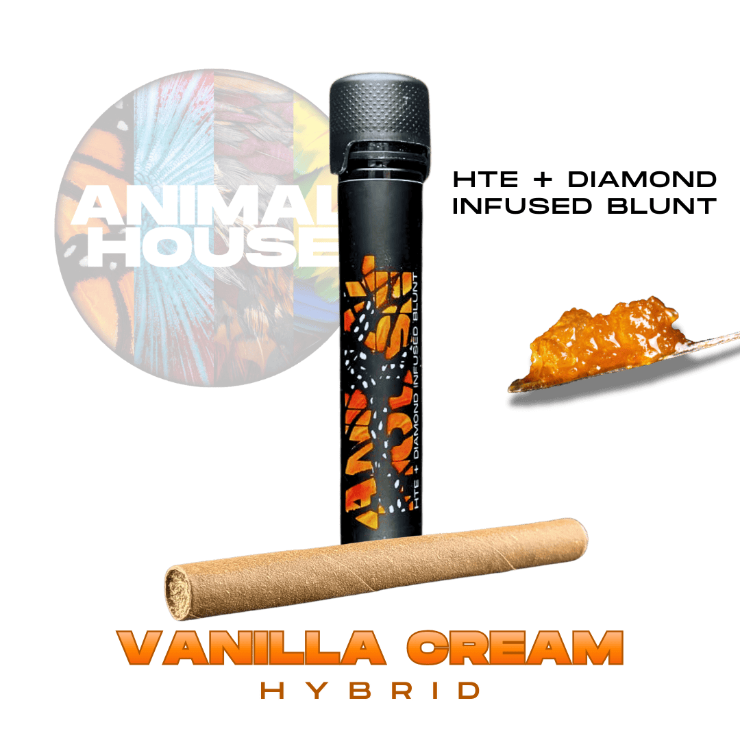 Animal House | Vanilla Cream | Diamond Infused Blunt | 1.5g