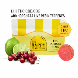 Medium Dose Gems Coasting Cherry Punch THC CBD CBG