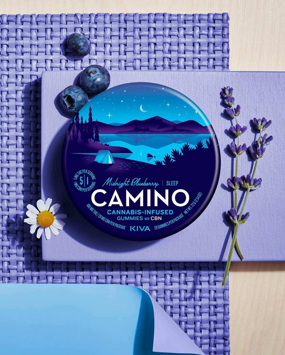 Camino Midnight Blueberry 5:1 'Sleep' Gummies [20pk]-1