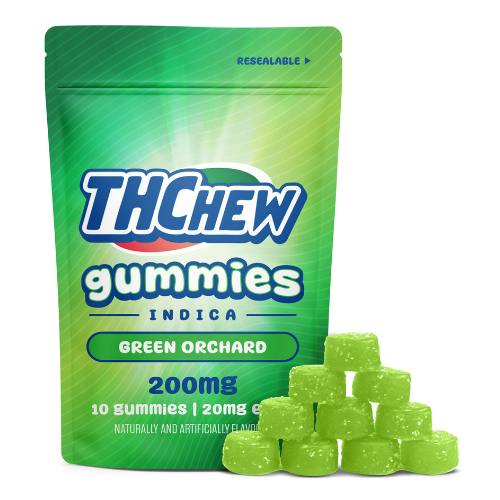 THChew 200mg Gummies Green Orchard