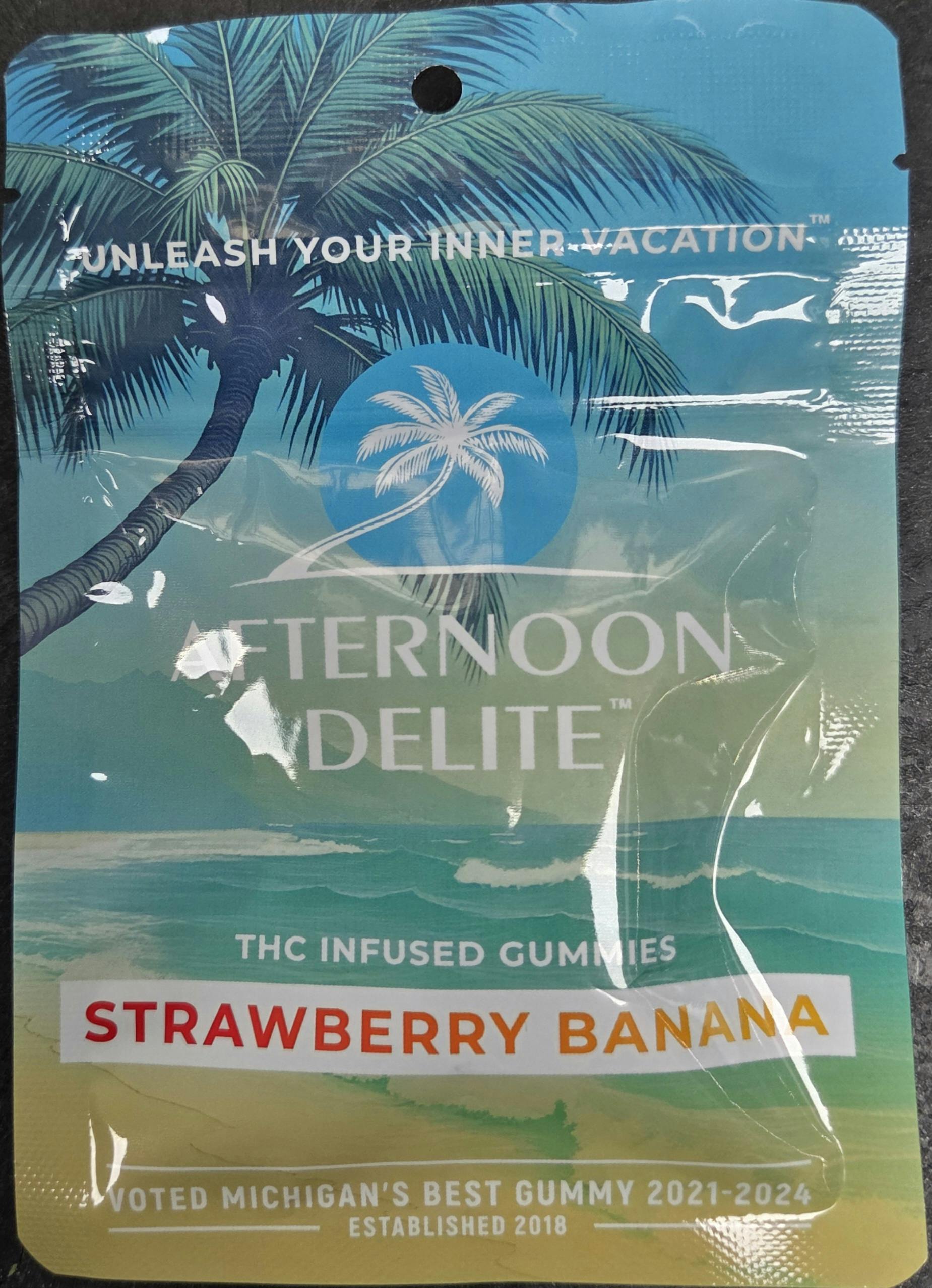 Afternoon Delite - Strawberry Banana - 200mg 2 Pack