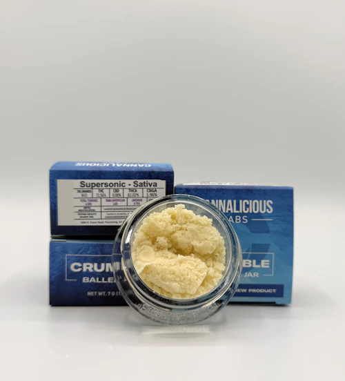 Cannalicious - 7g Crumble Baller Jar - Supersonic