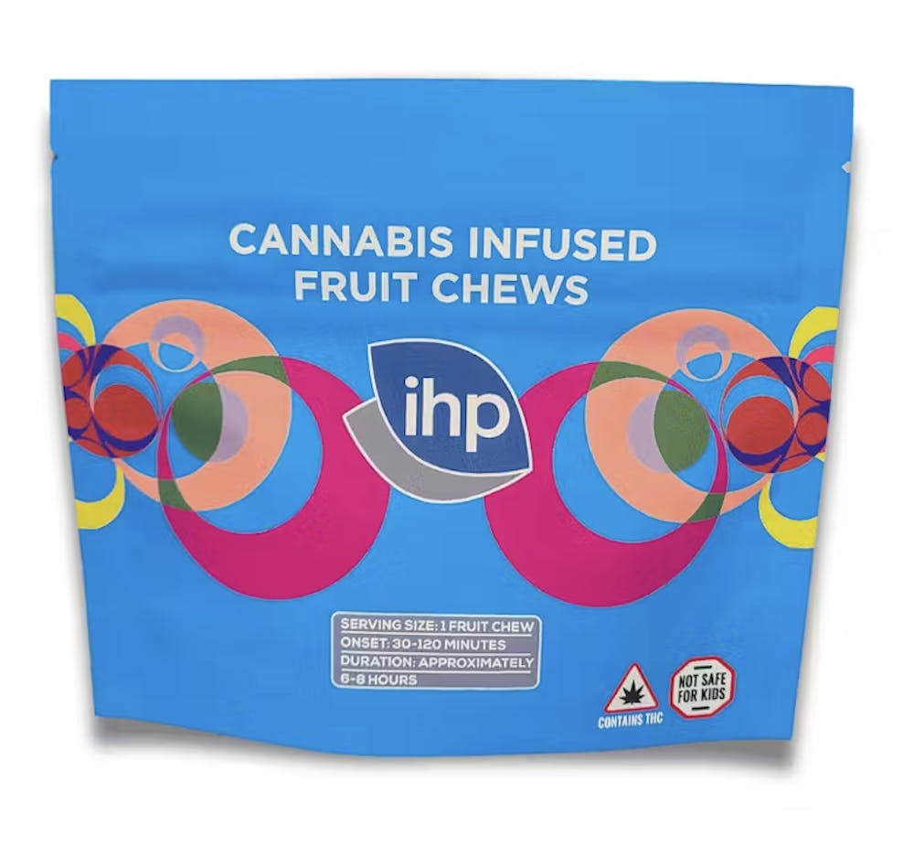 Product IHP - Raspberry Lemon 5:1 (THC:THCV) - Fruit Chews - 100MG