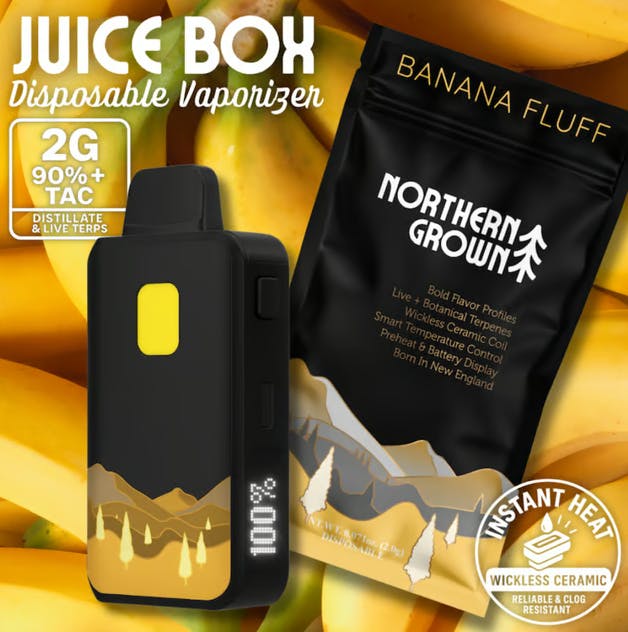 Product: Juice Box | Banana Fluff | Distillate AIO