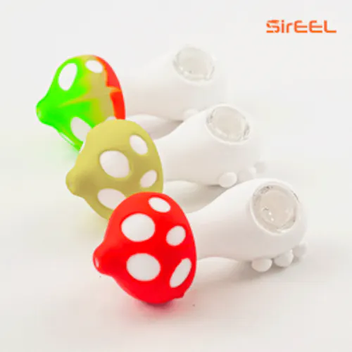SirEEL 4.5′ Silicone Mushroom Pipe-1