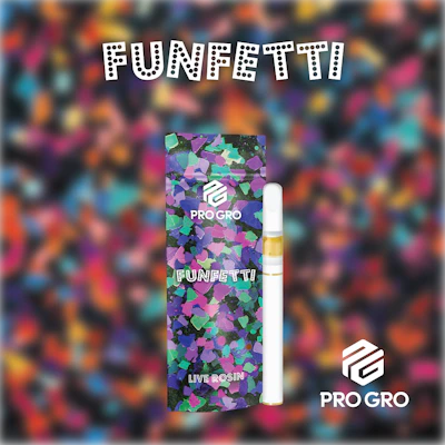 Pro Gro - .5g Live Rosin Disposable - Funfetti
