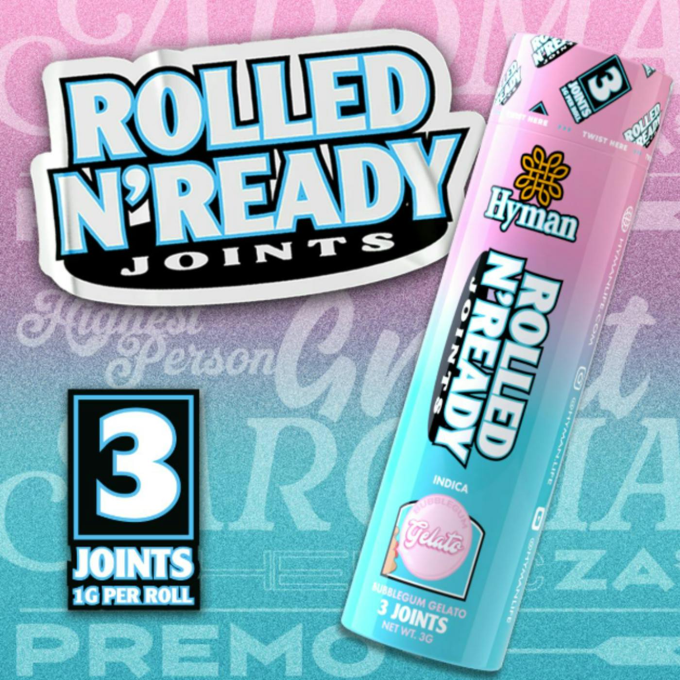 Bubblegum Gelato | Rolled Ready