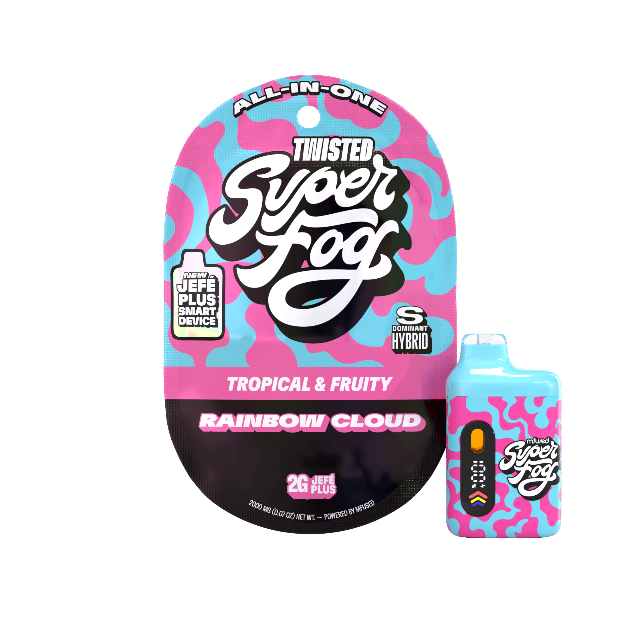 TWISTED Liquid Diamonds 2g Jefé Plus - Rainbow Cloud