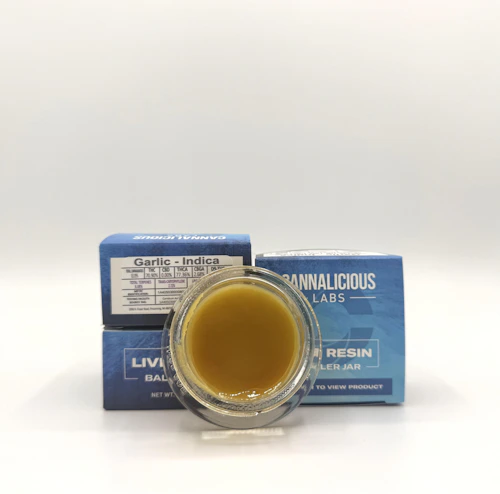 Cannalicious - 7g Live Resin Baller Jar - Garlic