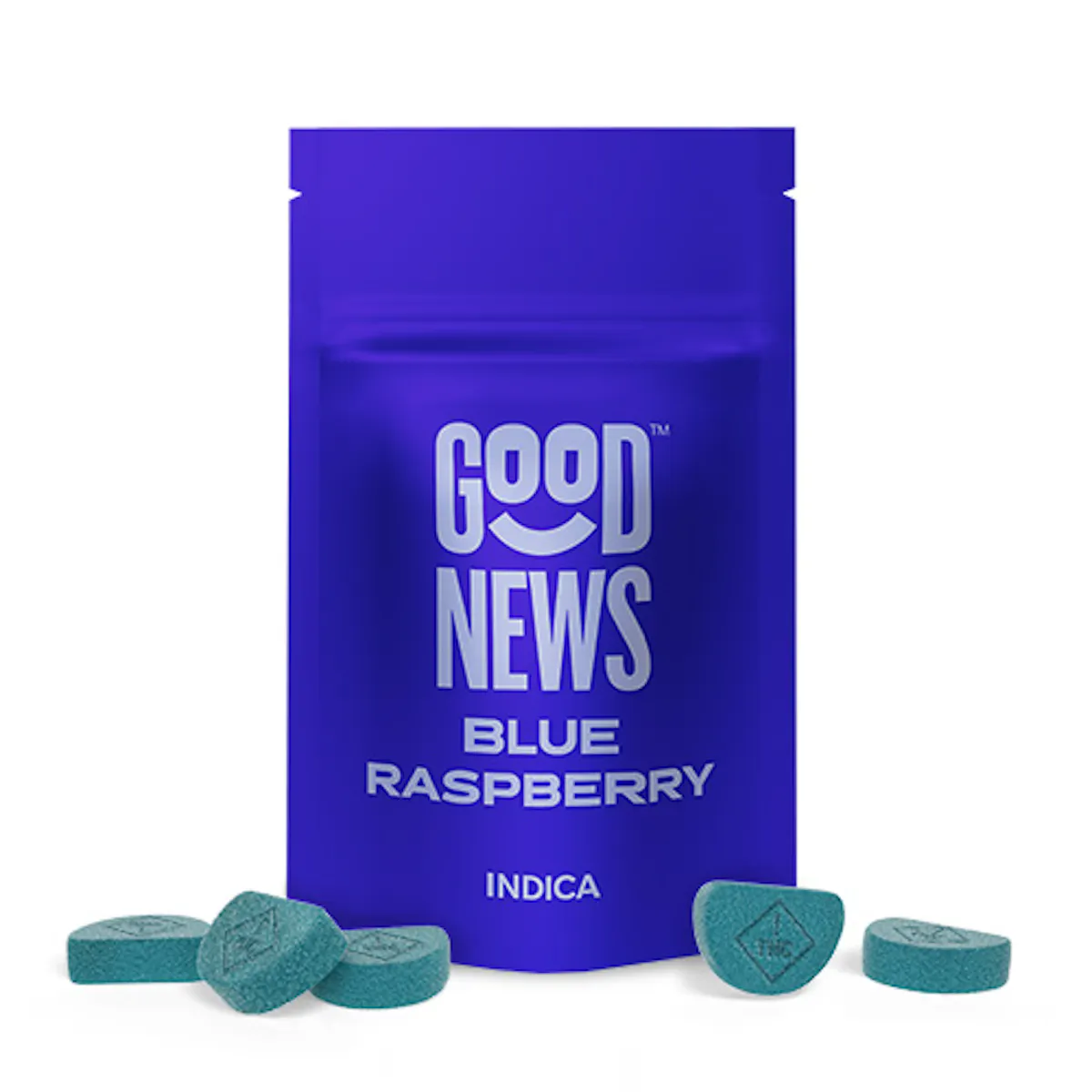 High Dose Blue Raspberry Gummies 10pk Edibles | Good News
