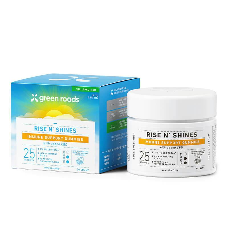 Accessories CBD Edible Gummies Green Roads Citrus Rise n Shines