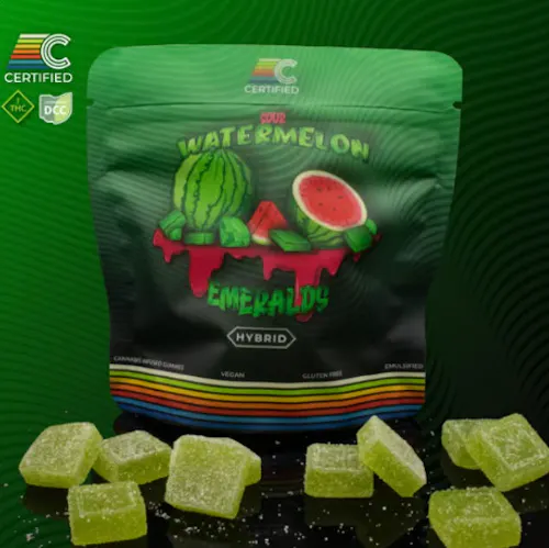 Certified | Sour Watermelon | 10mg Gummies | 10ct-2