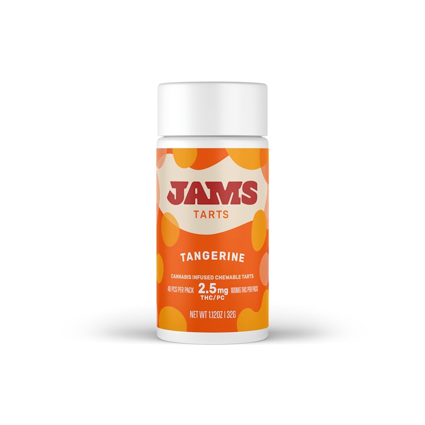 JAMS Tarts Edibles: 40pk Micro-Dose Tarts Tangerine 100mg