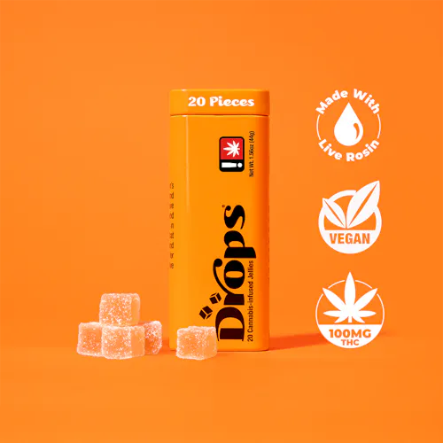 Orange Jellies 20-Pack | 100mg-active