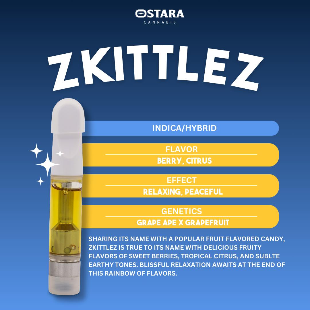 Buy Zkittlez | Distillate Cart | 1g in Steele | High Profile - Holland