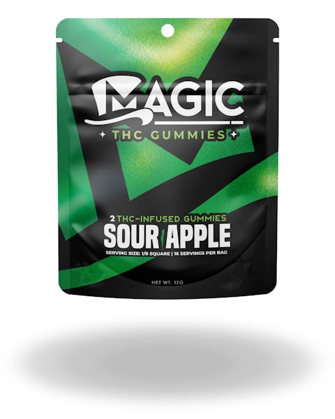 Product: Magic Chews | Sour Apple Gummies | 200mg