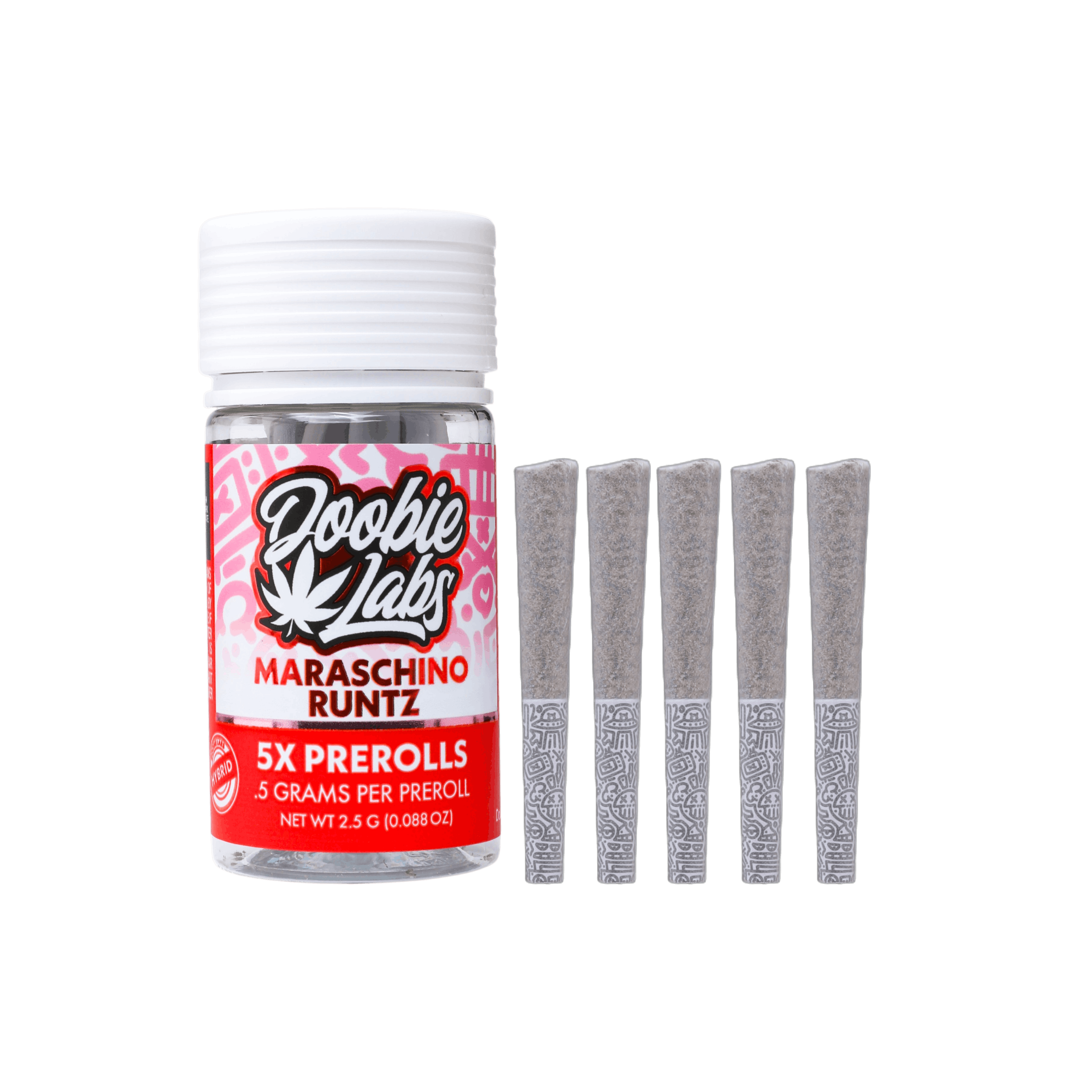 Doobie Labs - Maraschino Runtz 5pk Prerolls by Doobie Labs